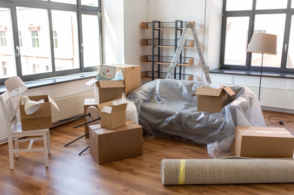 Privatumzug: Umzugskartons und Umzugsservice in Wohnung oder Haus